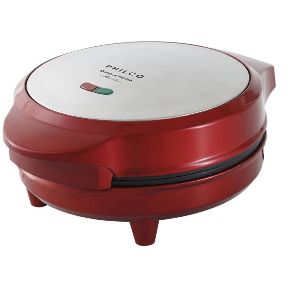 Encontraproduto.com.br - Omeleteira Retrô Chapa Antiaderente Vermelha 220V - Philco
