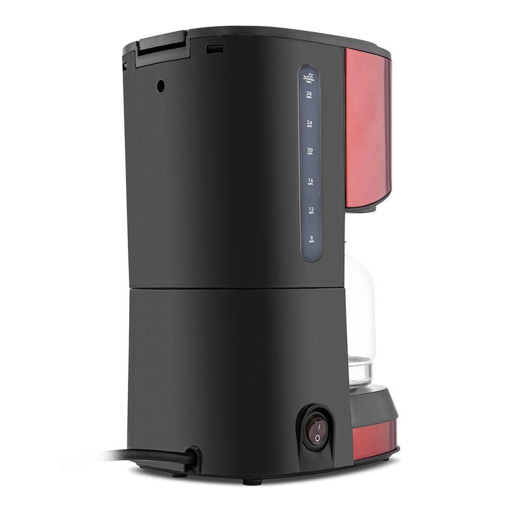 Encontraproduto.com.br - Cafeteira Philco  Inox Red Pcf41 Cor Vermelho/Preto 127V
