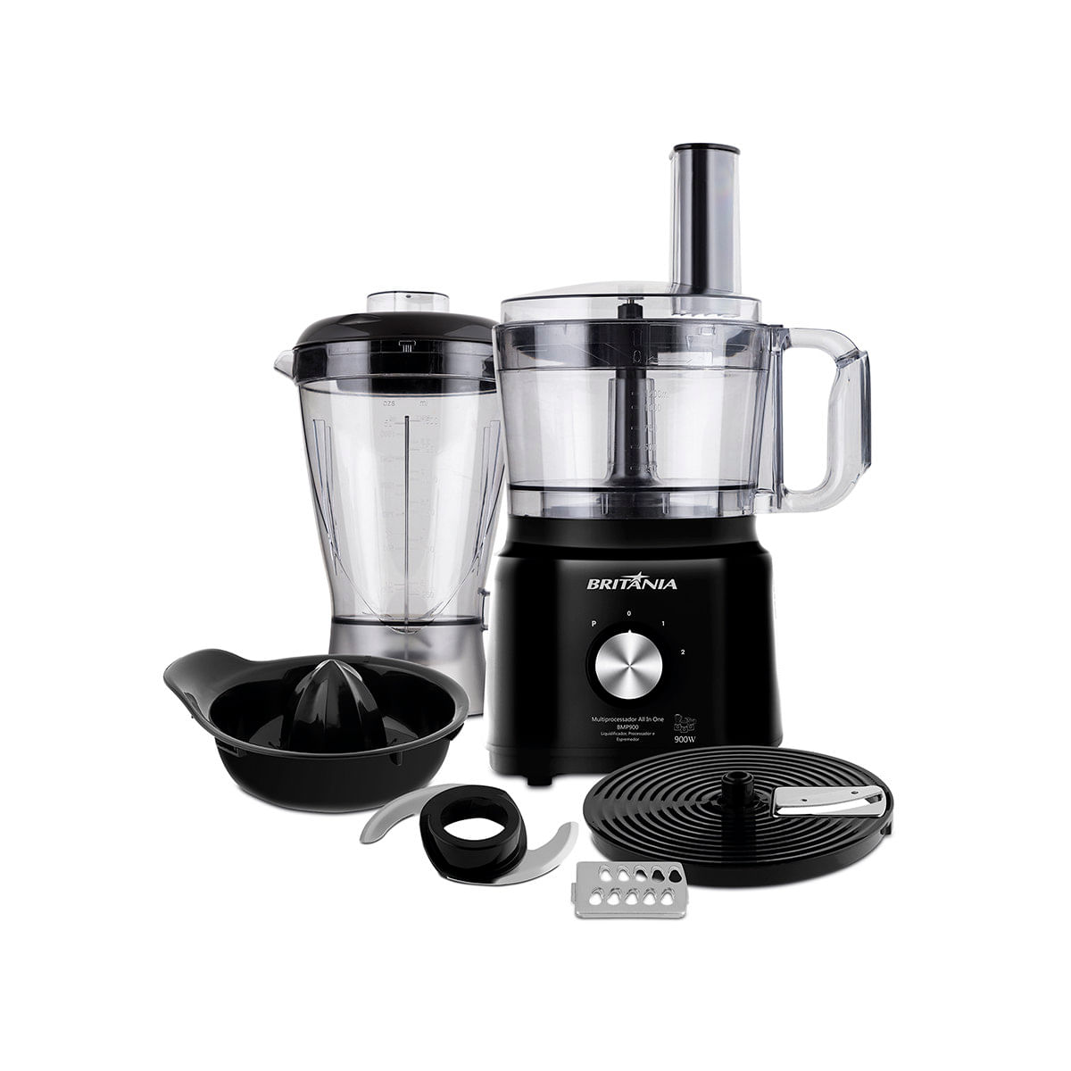 Multiprocessador Britânia 900W 3 em 1 All In One BMP900P
