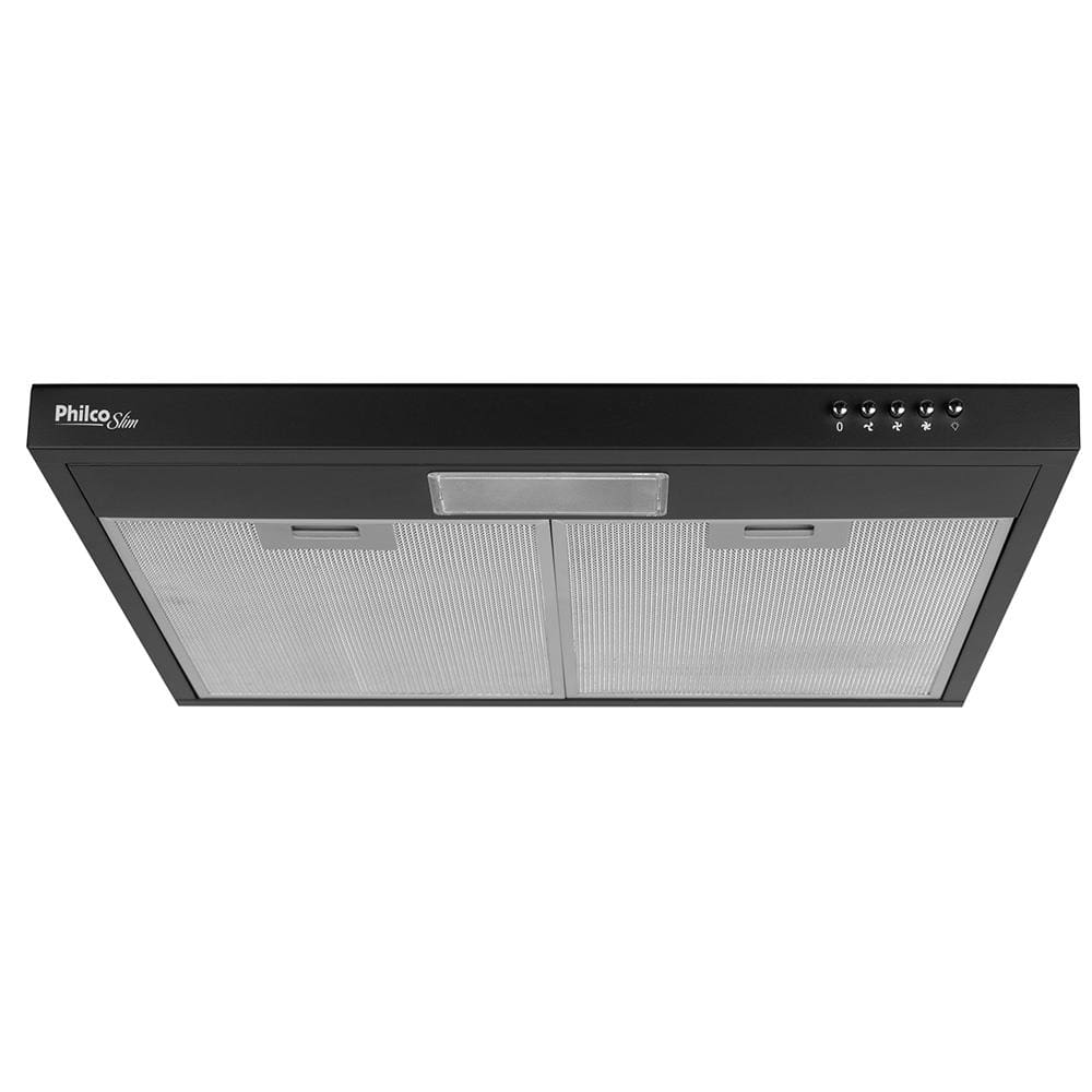 Encontraproduto.com.br - Depurador e Exaustor Philco PDR60P Slim 60cm 3 velocidades Preto 220V