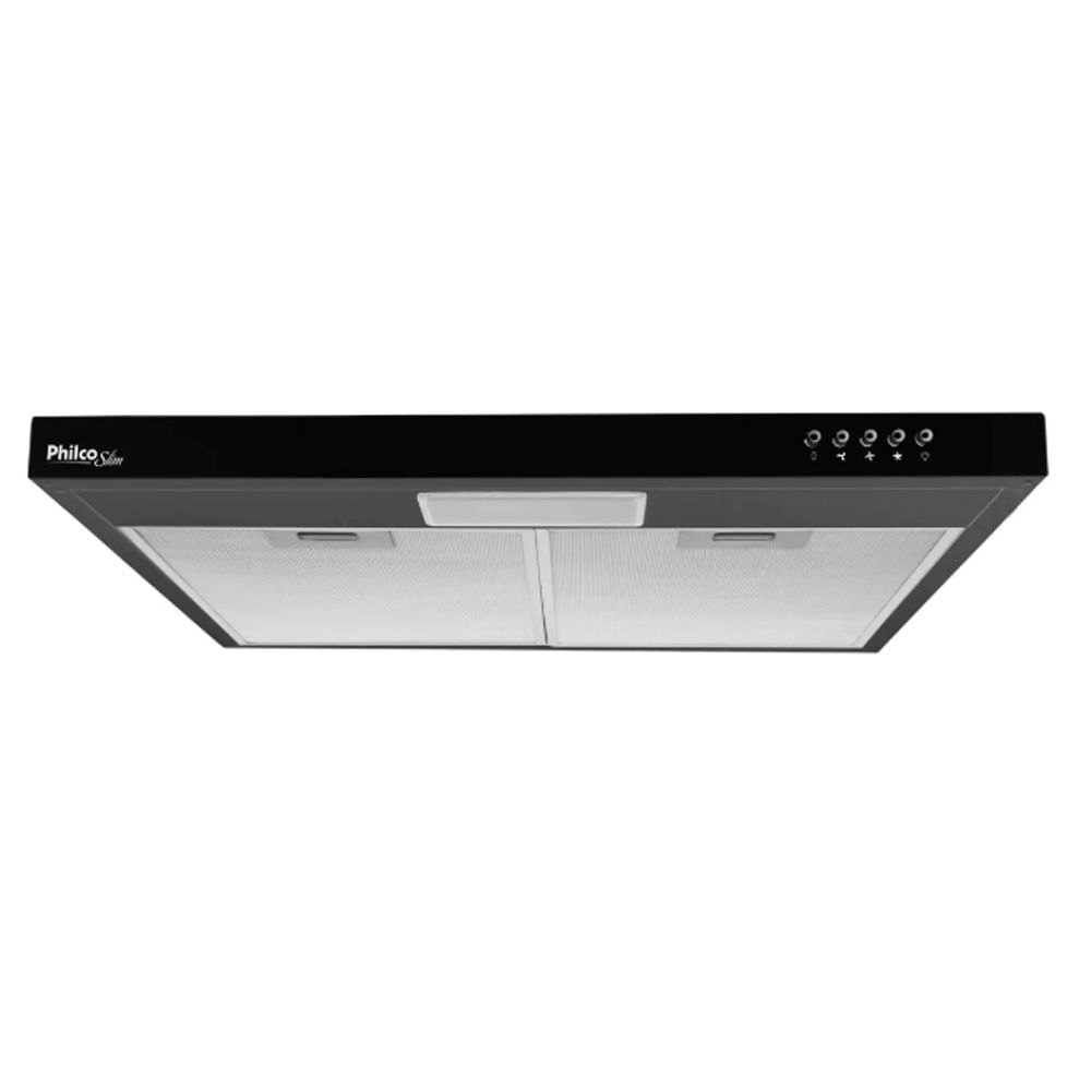 Encontraproduto.com.br - Depurador e Exaustor Philco PDR60P Slim 60cm 3 velocidades Preto 220V