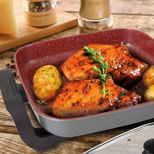 Encontraproduto.com.br - Panela Elétrica Britânia Multifunções BPE06 Redstone 3,5L