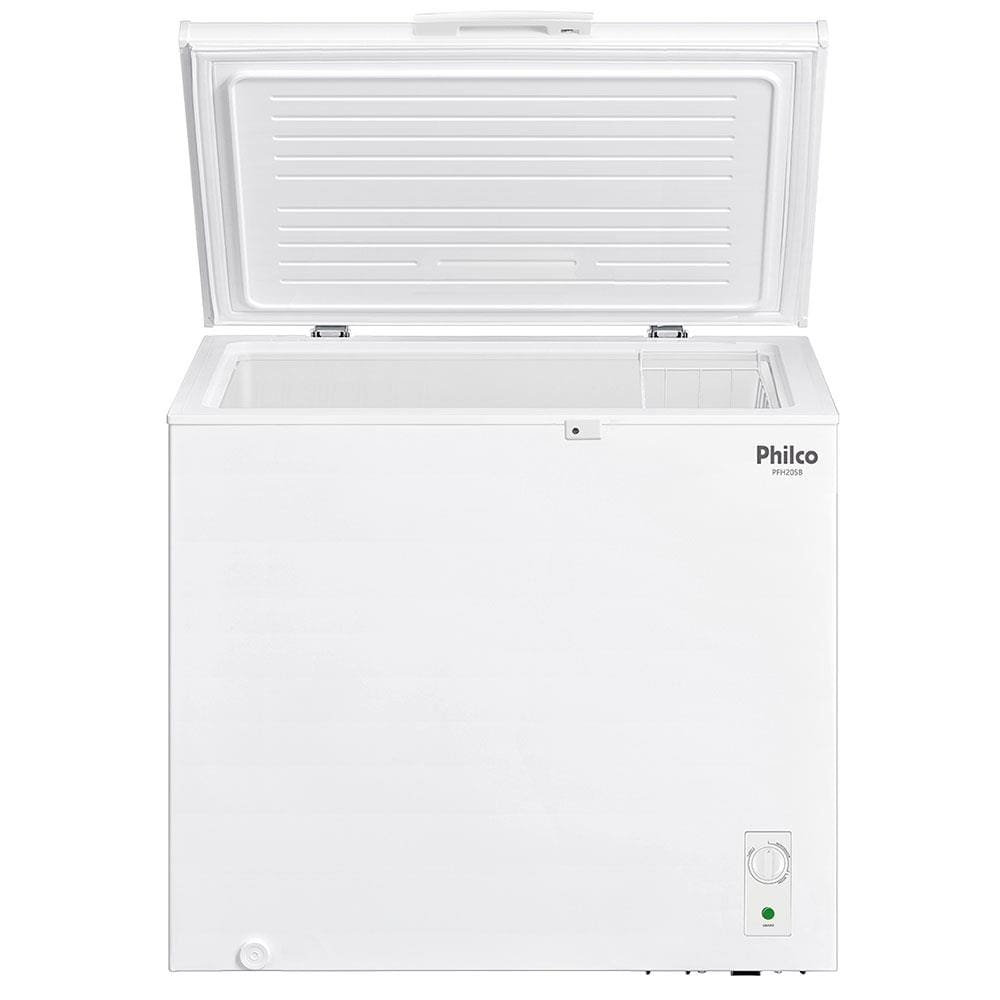 Encontraproduto.com.br - FREEZER HORIZONTAL 199L PHILCO PFH205B BRANCO 220V 2 EM 1