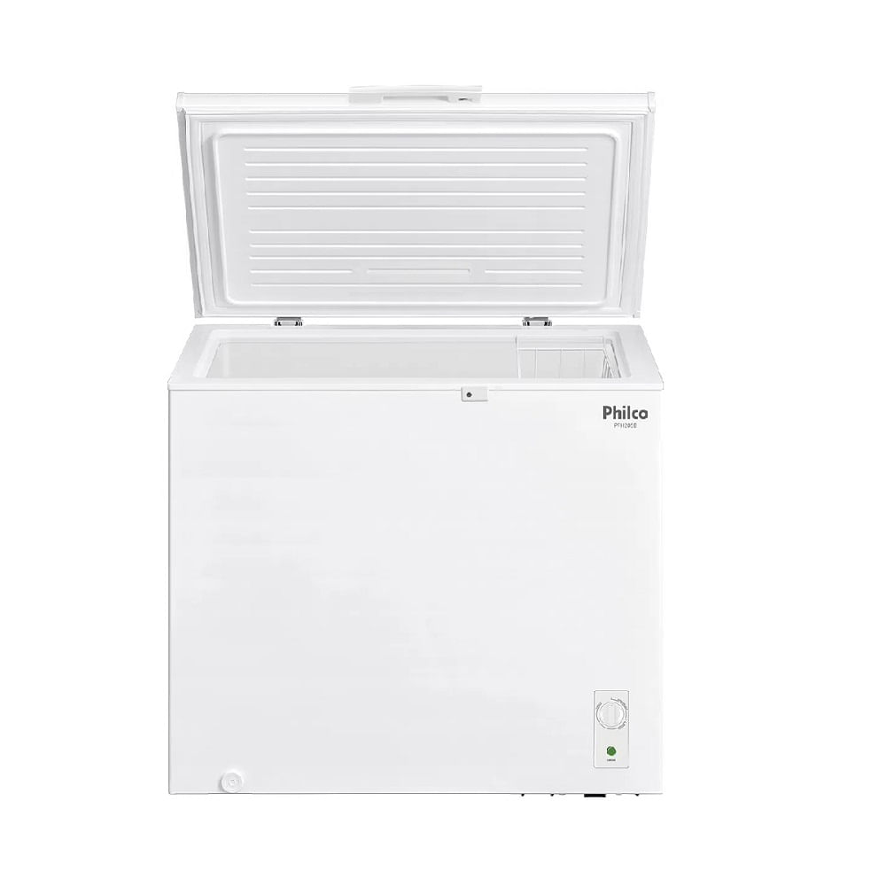 Encontraproduto.com.br - FREEZER HORIZONTAL 199L PHILCO PFH205B BRANCO 220V 2 EM 1