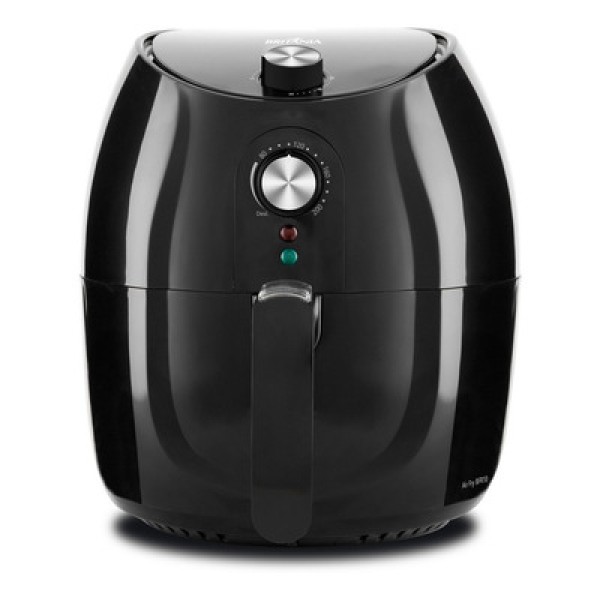 Encontraproduto.com.br - Fritadeira Elétrica sem Óleo Air Fryer Britânia BFR10PI Preto 4,1L com Timer