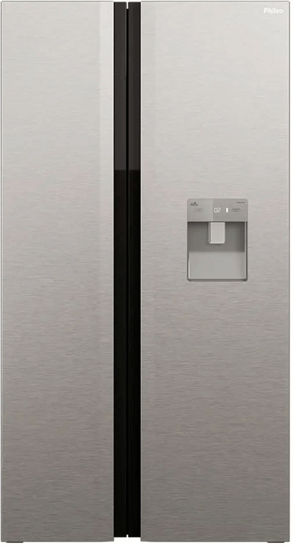 REFRIGERADOR 486L PHILCO PRF504ID SIDE BY SIDE C/ DISPENCER INOX 220V