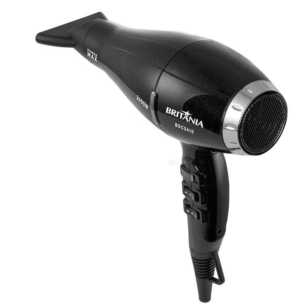 Encontraproduto.com.br - Secador de Cabelos Britânia BSC2410 Power Max 2400W