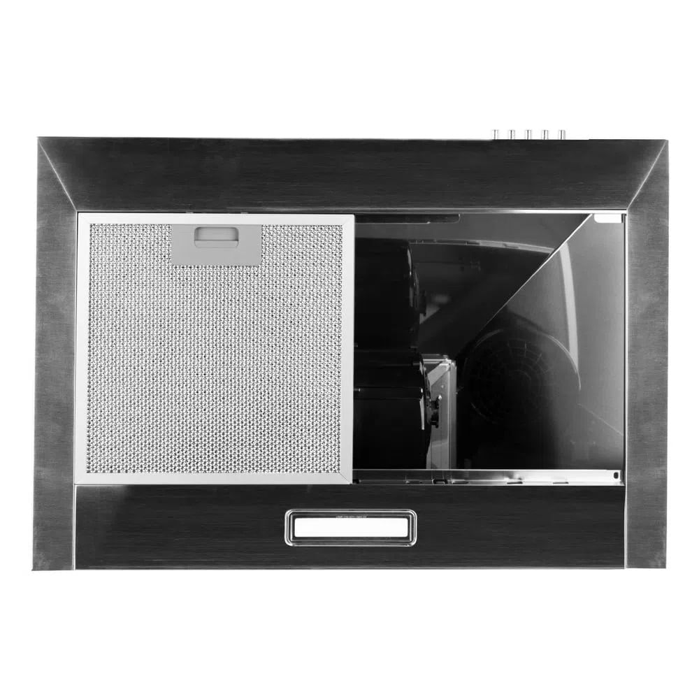Encontraproduto.com.br - Coifa de Parede Britânia 60cm Depurador e Exaustor Pirâmide  Inox BCO65I - 220 Volts