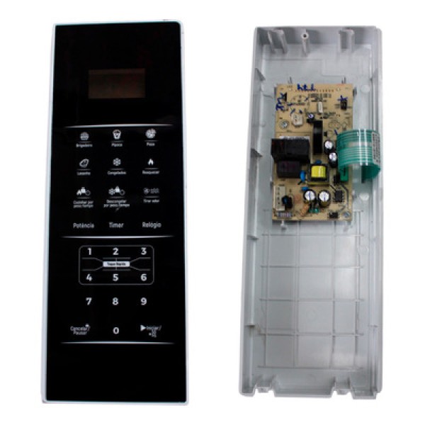 Encontraproduto.com.br - Micro-ondas Britânia 34 litros Porta Espelhada Branco BMO34EB - 127 Volts