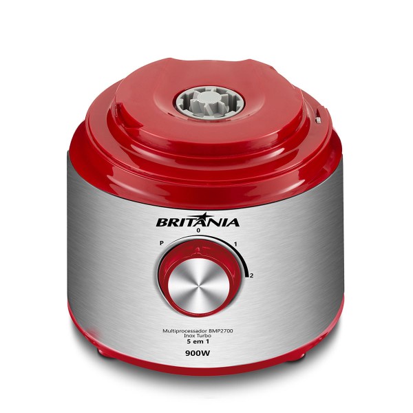 Encontraproduto.com.br - Multiprocessador Britânia BMP2700V 5 em 1 Inox Turbo 900W
