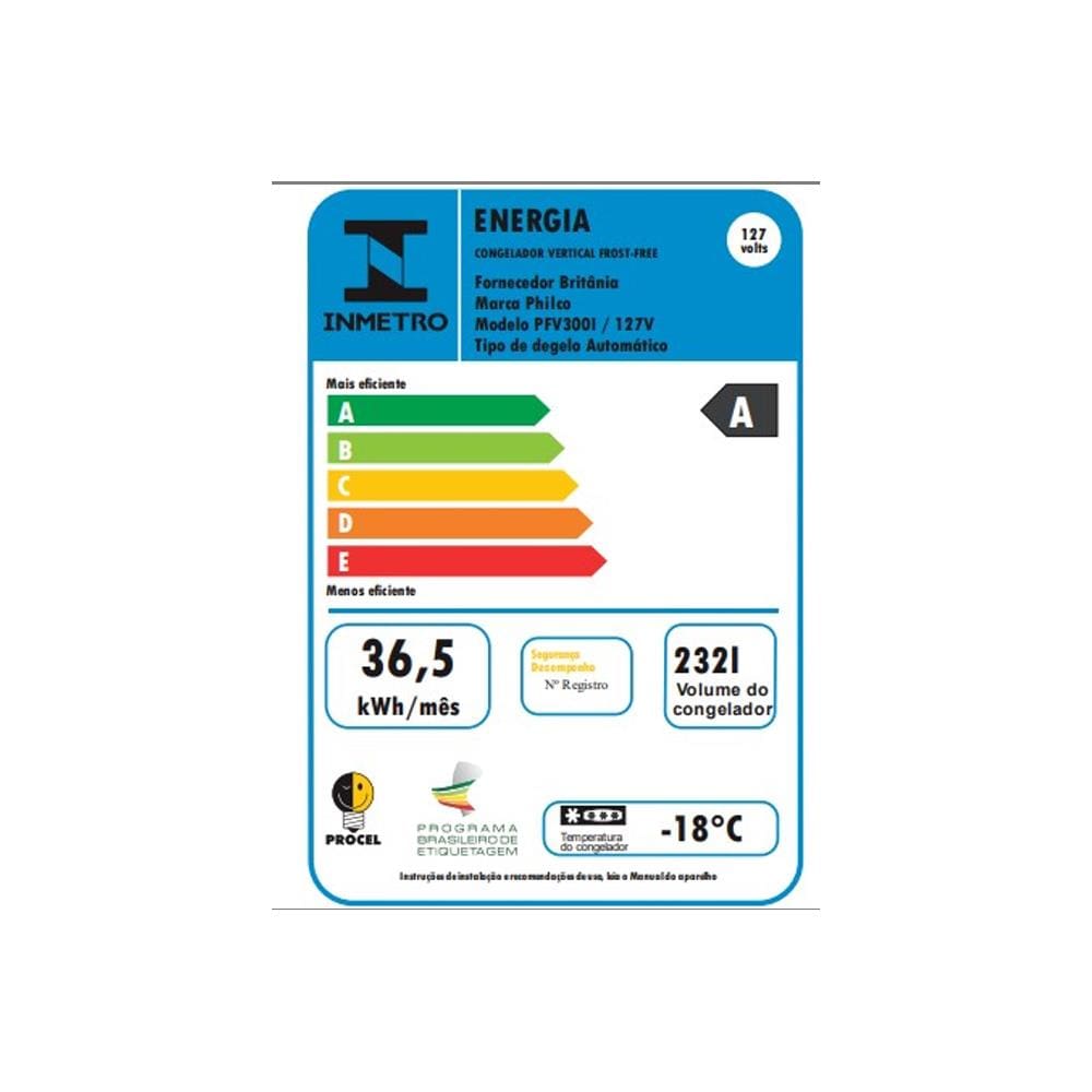 Encontraproduto.com.br - Freezer/Refrigerador Philco PFV300I Vertical 232L Inox