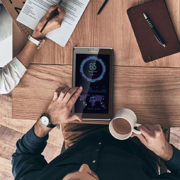 Encontraproduto.com.br - Tablet Philco PTB7SSG Android Pie 9 Go Quad Core 16Gb