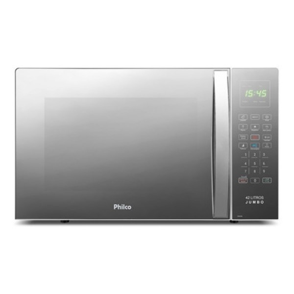 Encontraproduto.com.br - Micro-Ondas Philco 42L PMO42EB Branco Espelhado