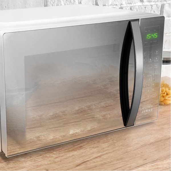 Encontraproduto.com.br - Micro-ondas PMO42EB 42L Philco Espelhado 220V