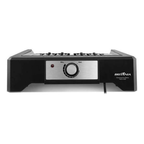 Encontraproduto.com.br - Churrasqueira Elétrica Britânia BCQ2000 Flame Grelha Argentina 220V