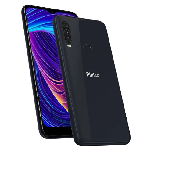 Encontraproduto.com.br - Smartphone Philco 128Gb Android 10 HD+ Hit Dark Blue P10 – Bivolt