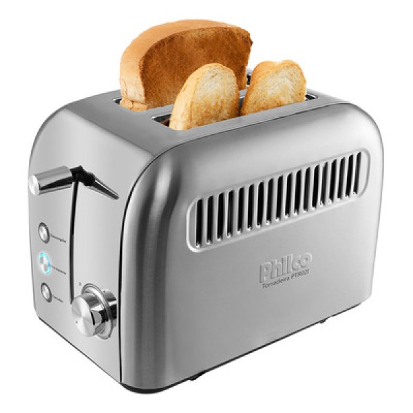 Encontraproduto.com.br - Torradeira Philco PTR02I 6 níveis de tostagem 850W 127V