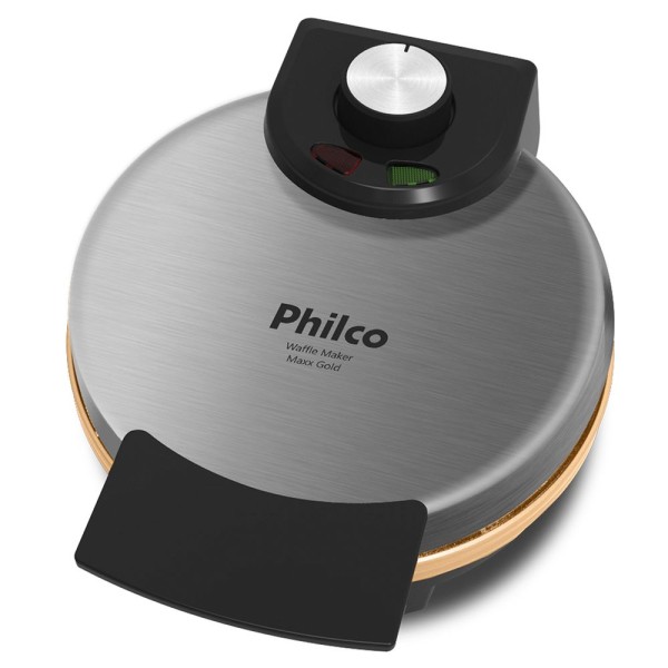 Encontraproduto.com.br - Waffle Maker Philco Maxx Gold PWM02PG 11 Níveis Temperatura