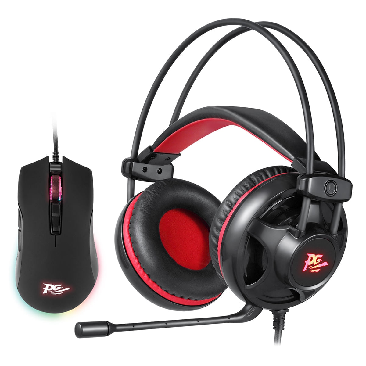 Kit Gamer Philco Headset Phs11v e Mouse Pms70 Bivolt