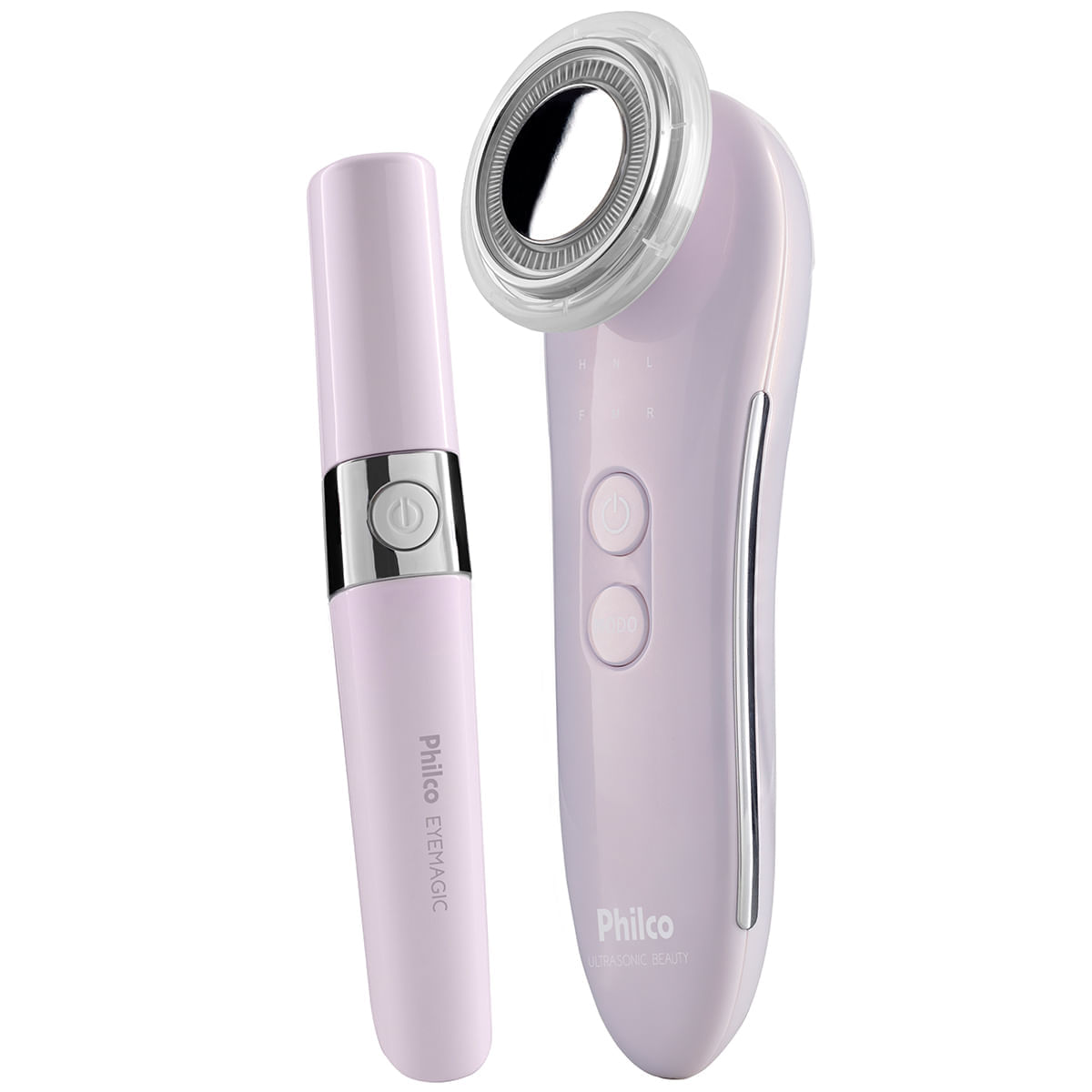 Encontraproduto.com.br - Kit Philco Ultrasonic Beauty PTE02 e Eyemagic PTE03 Branco Bivolt