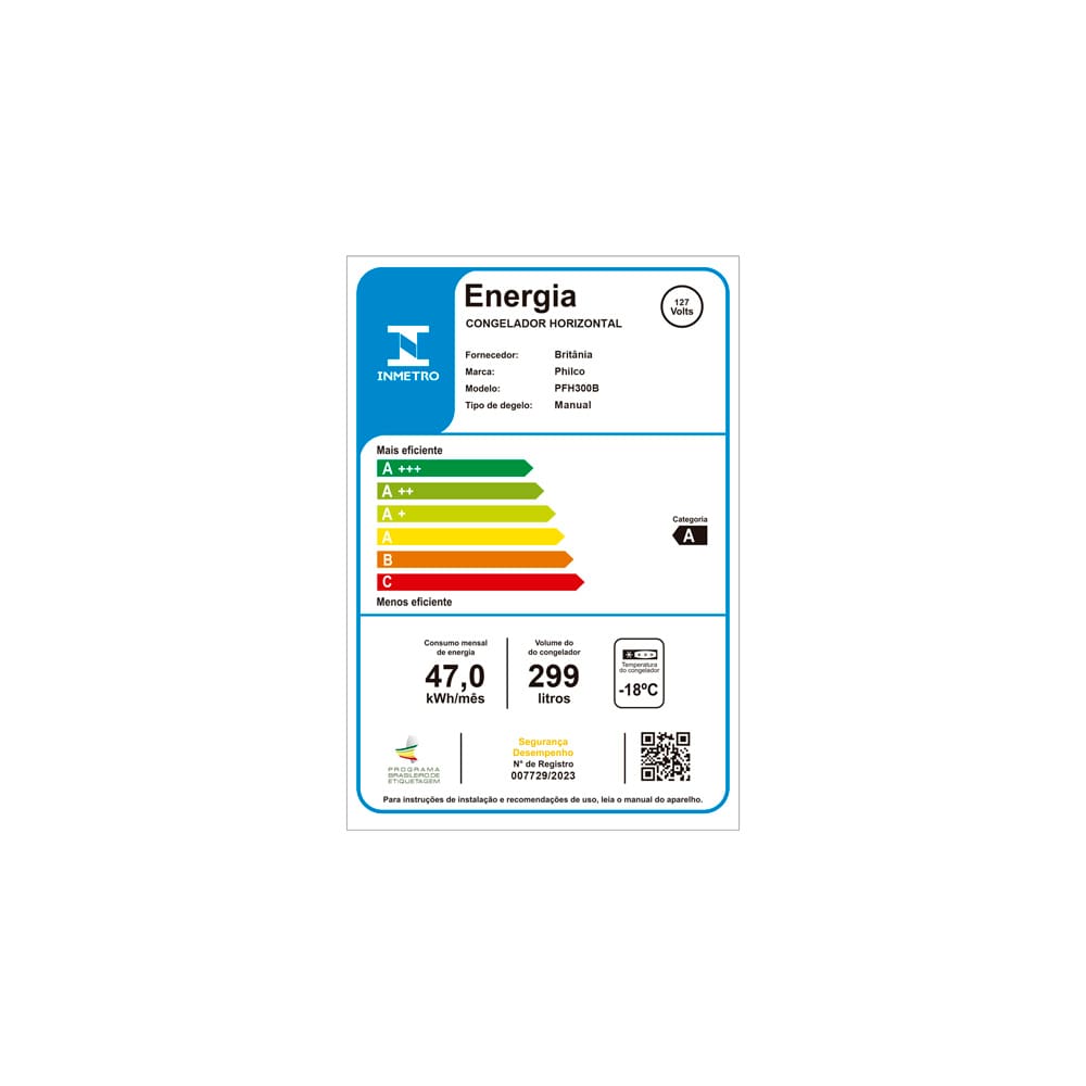 Encontraproduto.com.br - Freezer Horizontal Philco 299 Litros PFH300B 2 em 1 Branco
