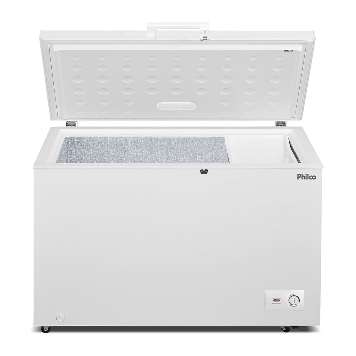 Encontraproduto.com.br - Freezer Horizontal Philco 299 Litros PFH300B 2 em 1 Branco