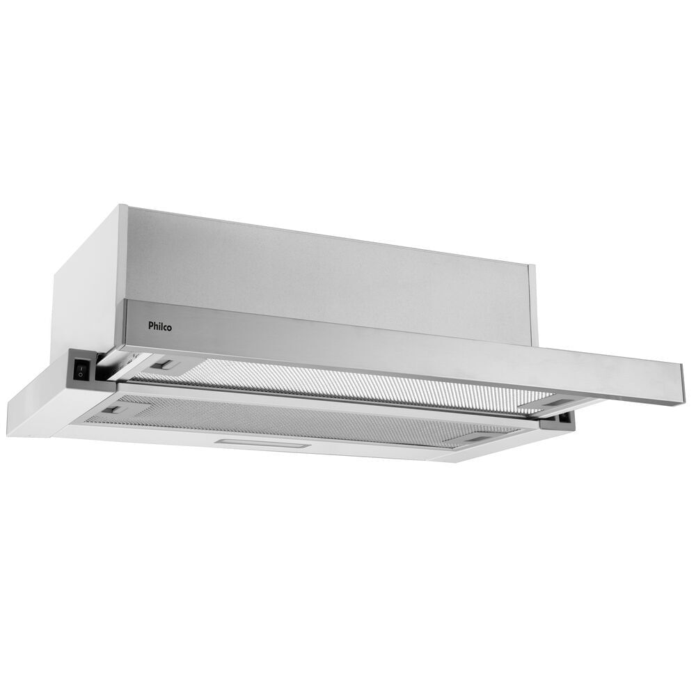 Encontraproduto.com.br - Depurador e Exaustor Philco PDR65I Inox Retrátil 60cm