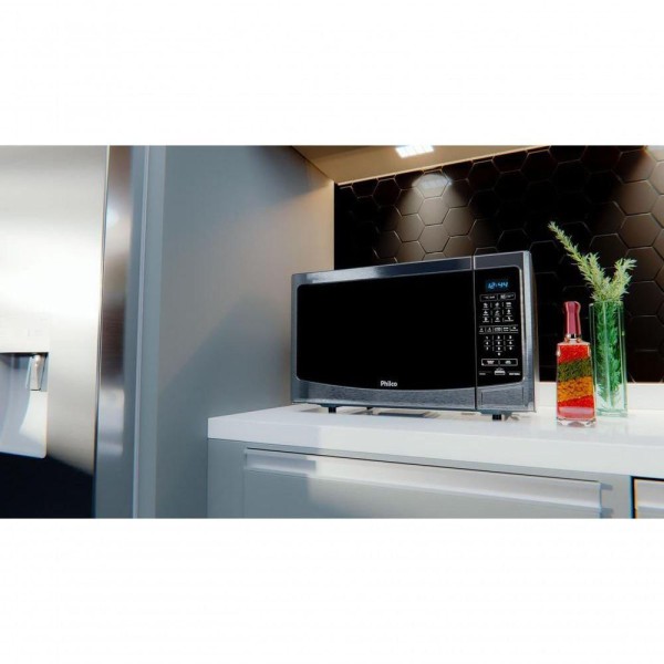 Encontraproduto.com.br - Micro-ondas Philco 37L PMO37IG Limpa Fácil 1400W 220V