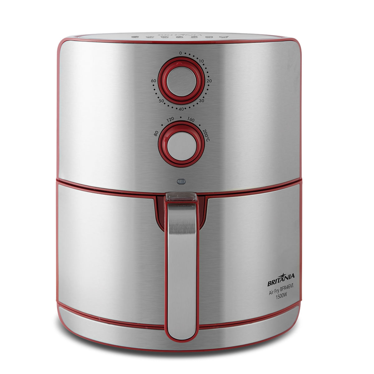 Encontraproduto.com.br - Air Fryer Britânia 4,6L Antiaderente 1500W BFR46VI