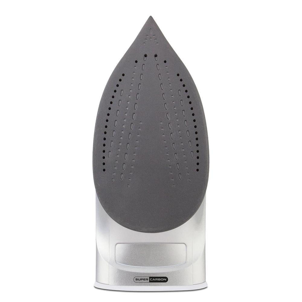 Encontraproduto.com.br - Ferro a Vapor Britânia Base Antiaderente Branco e Cinza BFV2000B – 127 Volts
