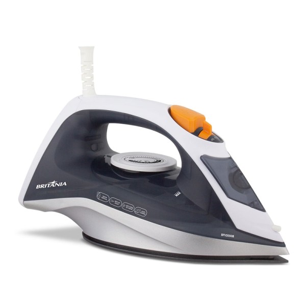 Encontraproduto.com.br - Ferro de Passar a Vapor Britânia BFV2000B Base Antiaderente