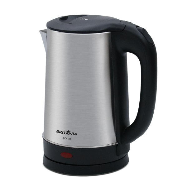 Encontraproduto.com.br - Chaleira Elétrica Britânia 1,6L 1500W Base 360° BCHE01 127V