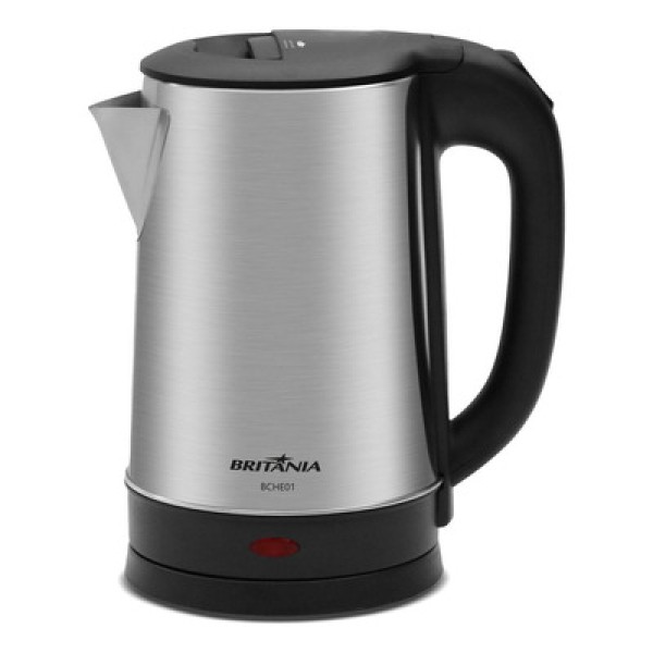 Encontraproduto.com.br - Chaleira Elétrica Britânia 1,6L 1500W Base 360° BCHE01 127V