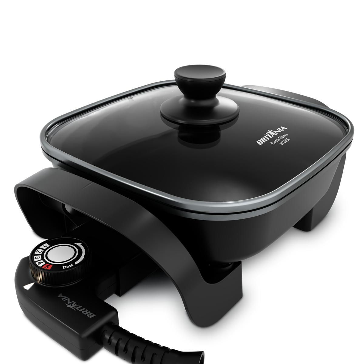 Encontraproduto.com.br - Panela Elétrica Britânia 2L 5 Temperaturas 650W BPE02A