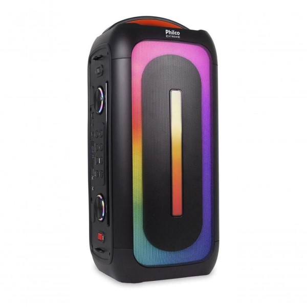 Encontraproduto.com.br - Caixa de Som Amplificada Philco Bluetooth 5.3 650W PCX6701 Bivolt