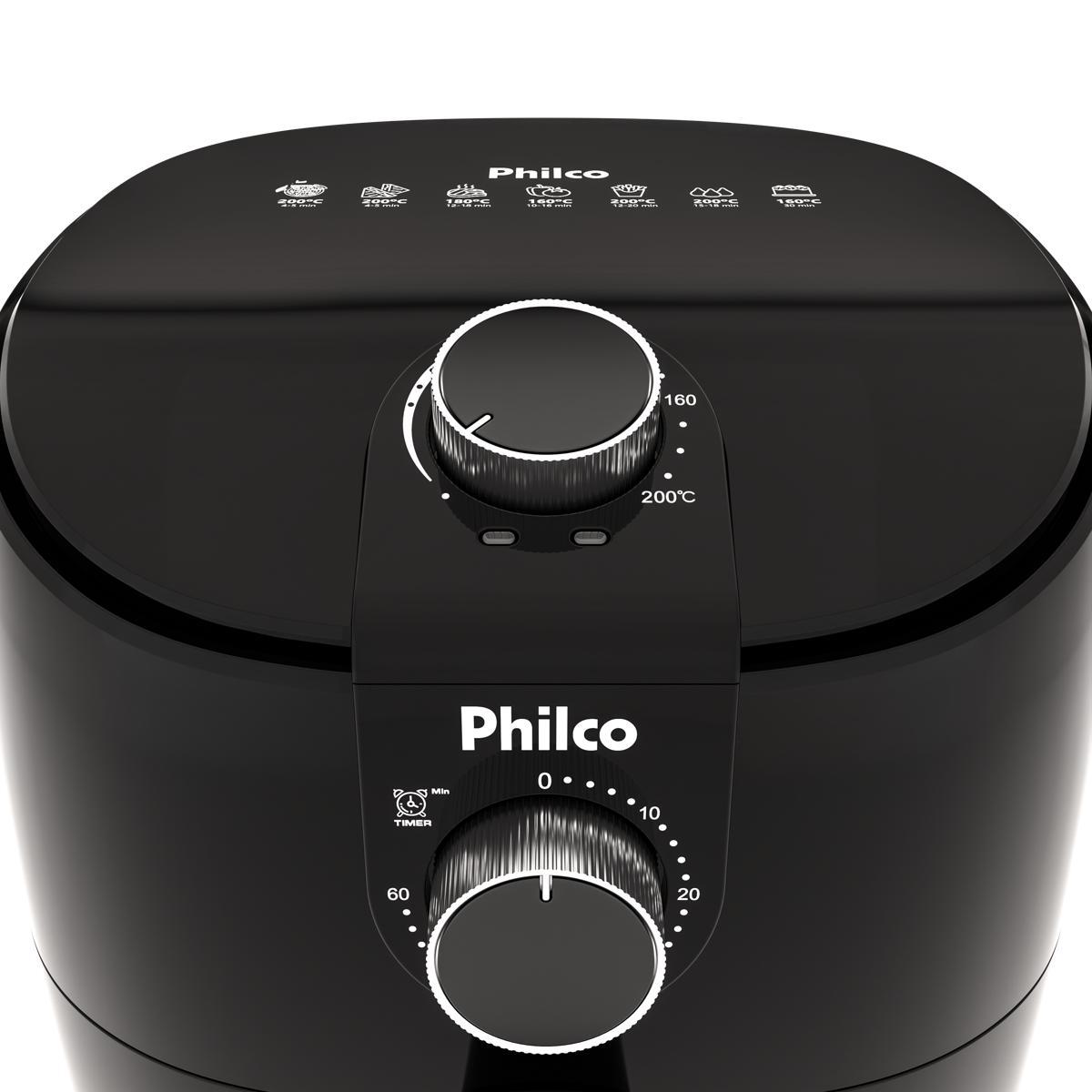 Encontraproduto.com.br - Air Fryer Philco 4L Revestimento Redstone 1500W PAF40A