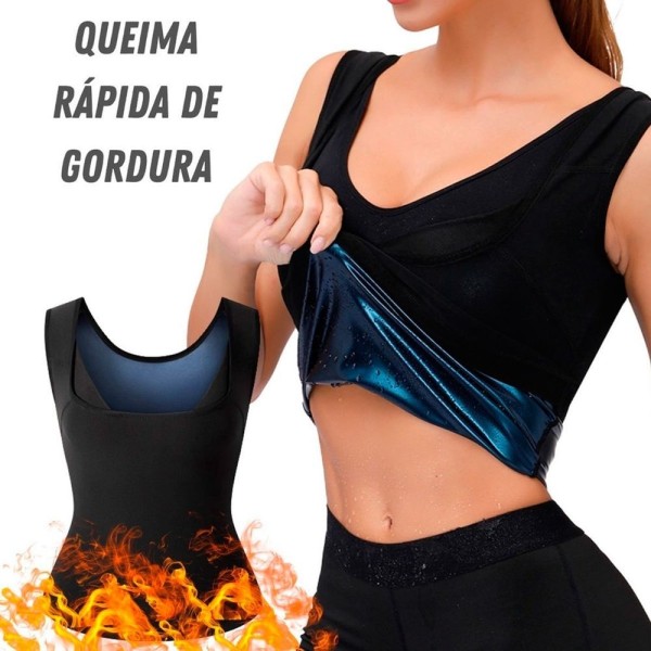 Encontraproduto.com.br - Colete Camiseta Regata Redutor De Medidas Para Mulheres