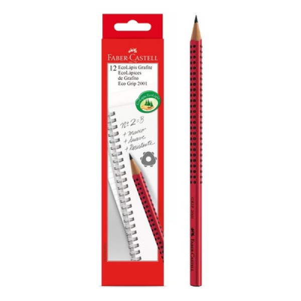 Lápis Grafite Grip Nº2 Ref.2001B Faber-Castell