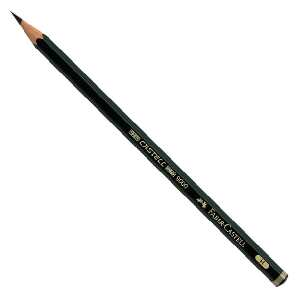 Encontraproduto.com.br - Lápis Grafite Sextavado Faber-Castell 9000 H - Ref. 9000H
