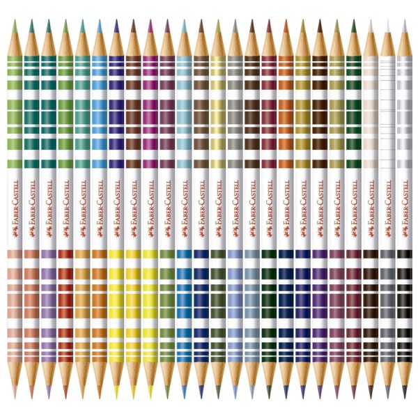 Encontraproduto.com.br - Lápis De Cor Bicolor 24 Lápis 48 Cores
