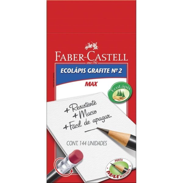 Encontraproduto.com.br - LAPIS GRAFITE C/BORRACHA 1205M/B MAX