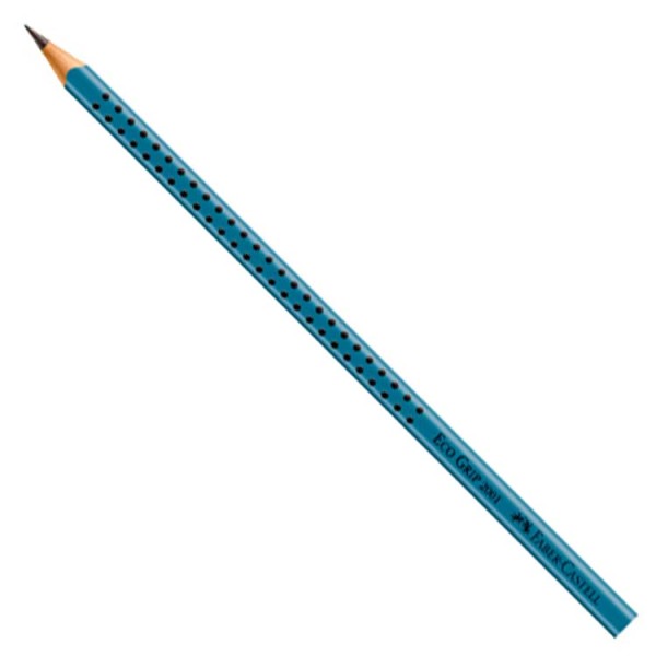 Encontraproduto.com.br - Lápis Preto Faber Grip B Azul C/12 Ref 2001bazp