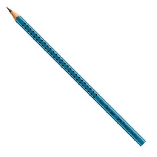Encontraproduto.com.br - Lápis Preto Faber Grip B Azul C/12 Ref 2001bazp