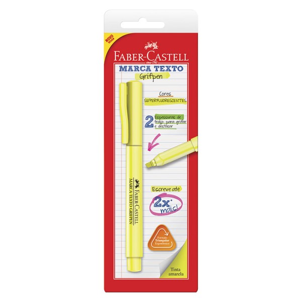 Encontraproduto.com.br - Kit Marca Texto Faber-castell Grifpen C/12 Und Neon E Pastel Cor Vibrant
