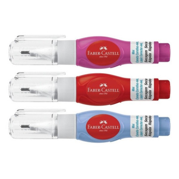 Encontraproduto.com.br - Corretivo Faber Castell Mini Caneta Corretiva 4ml