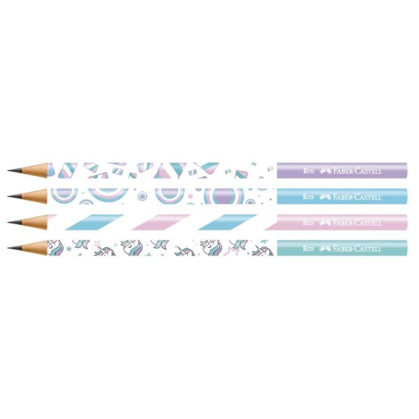 Encontraproduto.com.br - LAPIS GRAFITE 2B MARSHMALLOW UNICORNIO FABER CASTELL