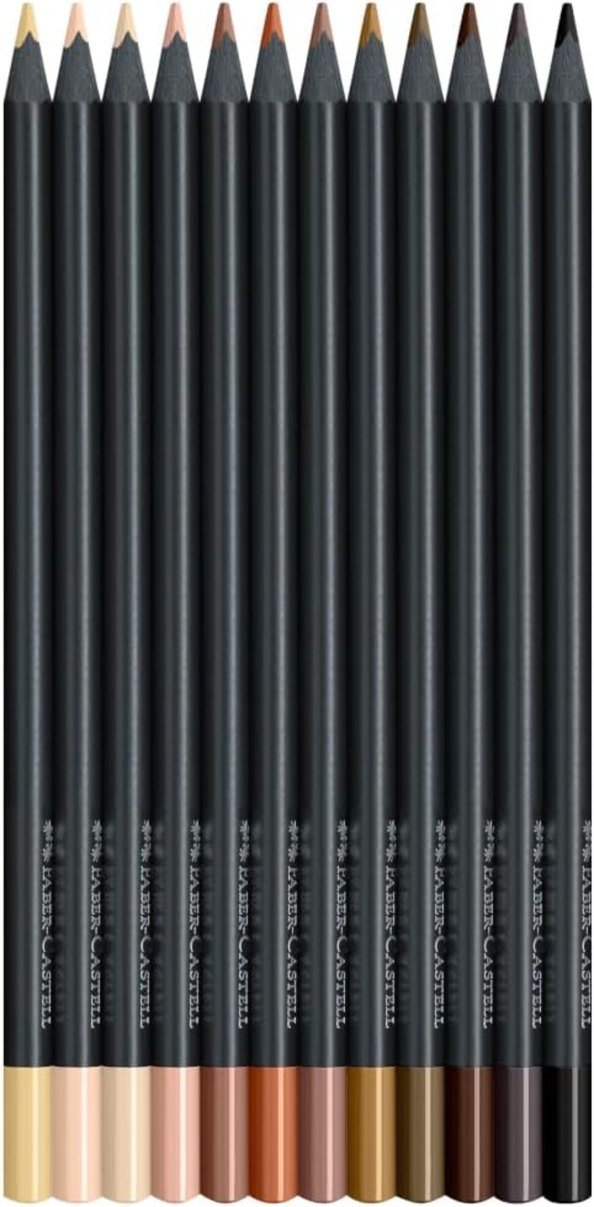 Encontraproduto.com.br - Lápis de Cor SuperSoft Estojo com 12 Cores Tons de Pele Faber-Castell