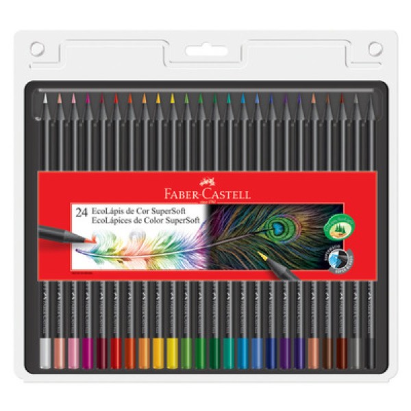 Encontraproduto.com.br - Lápis De Cor 100 Cores Supersoft Ecolápis
