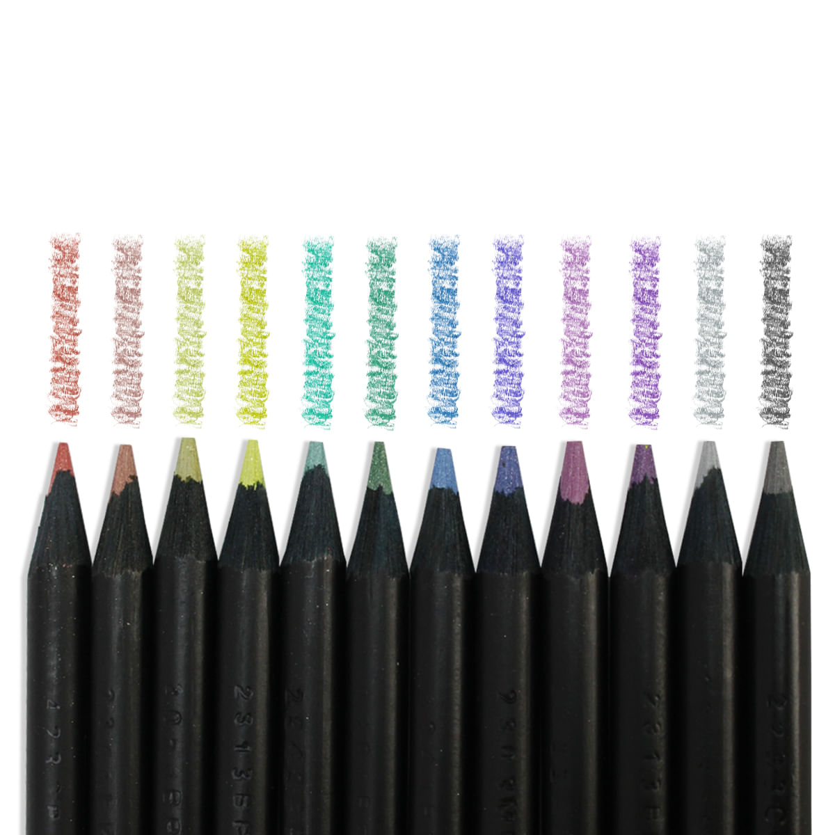 Encontraproduto.com.br - Lápis de Cor SuperSoft Estojo com 12 Cores Metálicas Faber-Castell