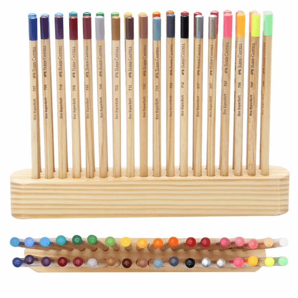 Encontraproduto.com.br - Lapis De Cor 36 Cores Supersoft Natural Edition Faber